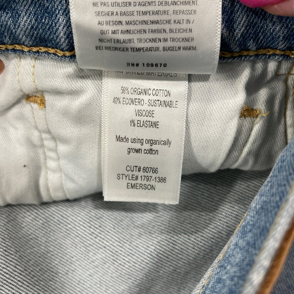 BNWT CITIZENS OF HUMANITY EMERSON SLIM FIT BOYFRIEND JEANS COLOR SLUSHIE SIZE 25 - Picture 14 of 15